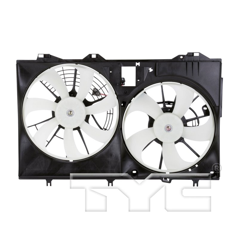 TYC 623940 Dual Radiator and Condenser Fan Assembly