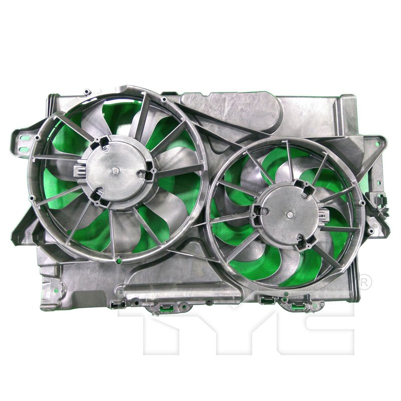 TYC 623960 Dual Radiator and Condenser Fan Assembly