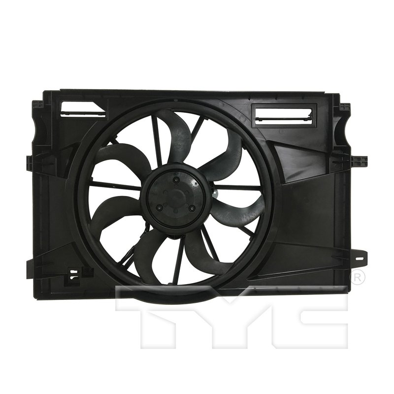 TYC 624060 Dual Radiator and Condenser Fan Assembly