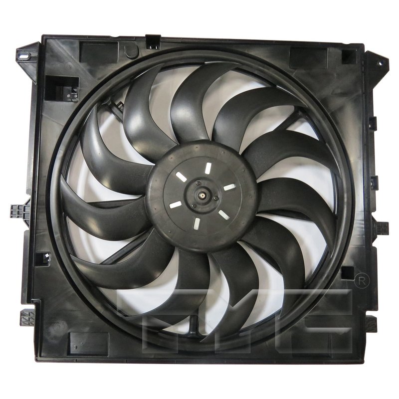 TYC 624170 Dual Radiator and Condenser Fan Assembly