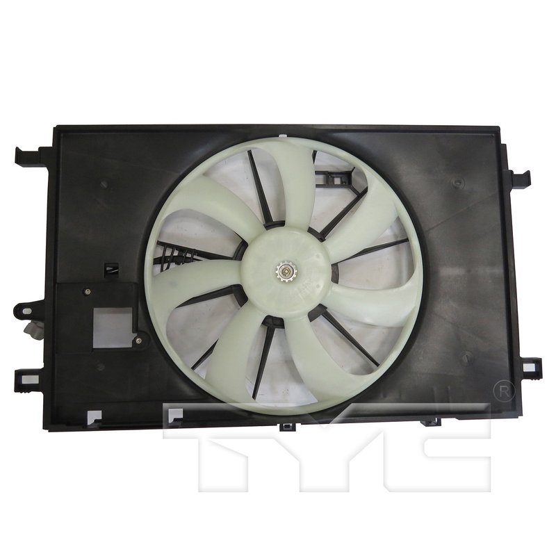 TYC 624210 Dual Radiator and Condenser Fan Assembly