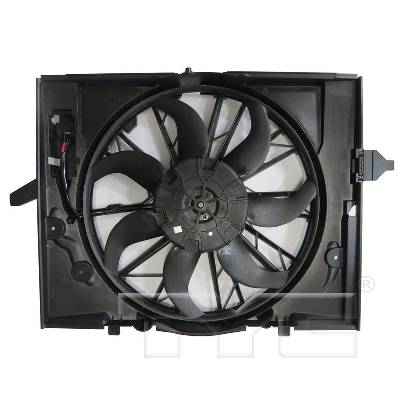 TYC 624280 Dual Radiator and Condenser Fan Assembly