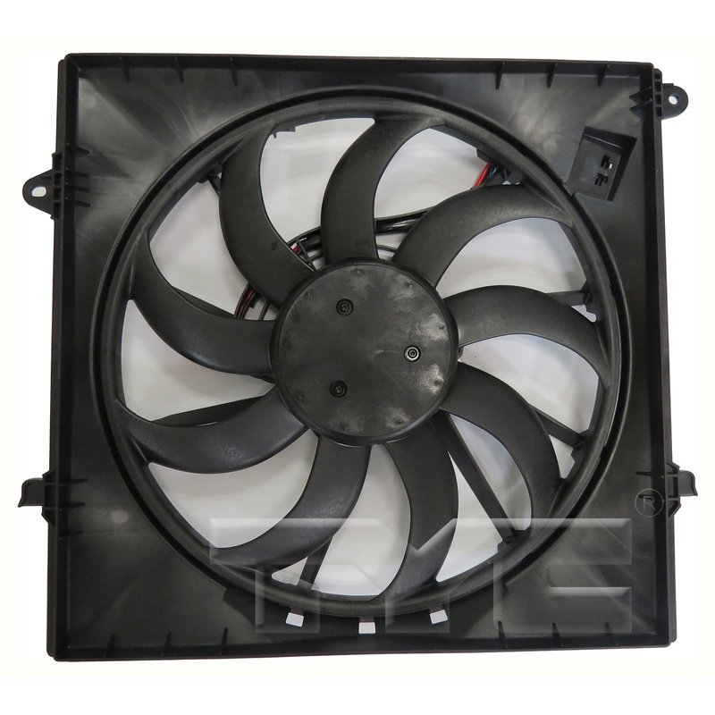 TYC 624400 Dual Radiator and Condenser Fan Assembly