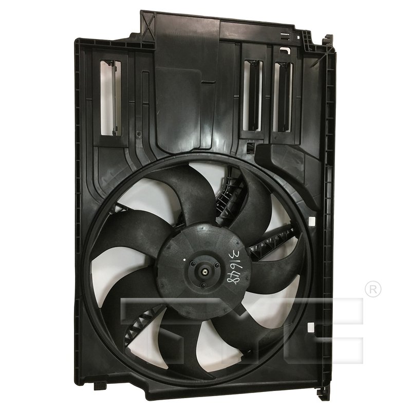 TYC 624480 Dual Radiator and Condenser Fan Assembly