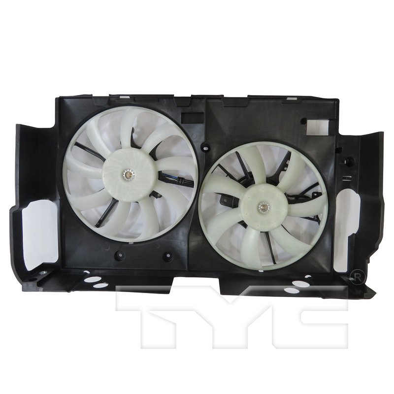 TYC 624500 Dual Radiator and Condenser Fan Assembly