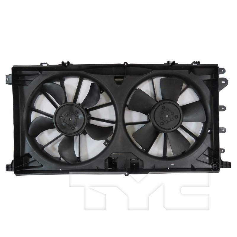 TYC 624570 Dual Radiator and Condenser Fan Assembly
