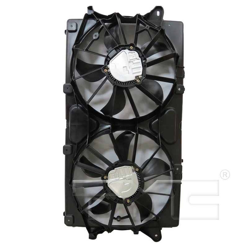 TYC 624580 Dual Radiator and Condenser Fan Assembly