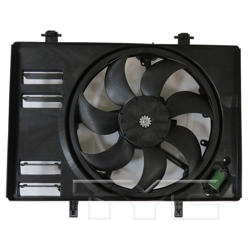 TYC 624690 Dual Radiator and Condenser Fan Assembly