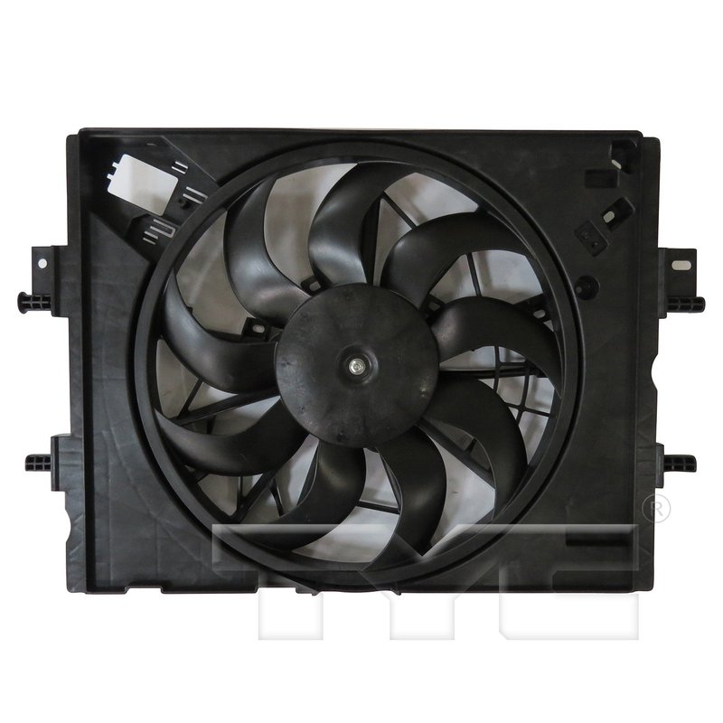 TYC 624750 Dual Radiator and Condenser Fan Assembly