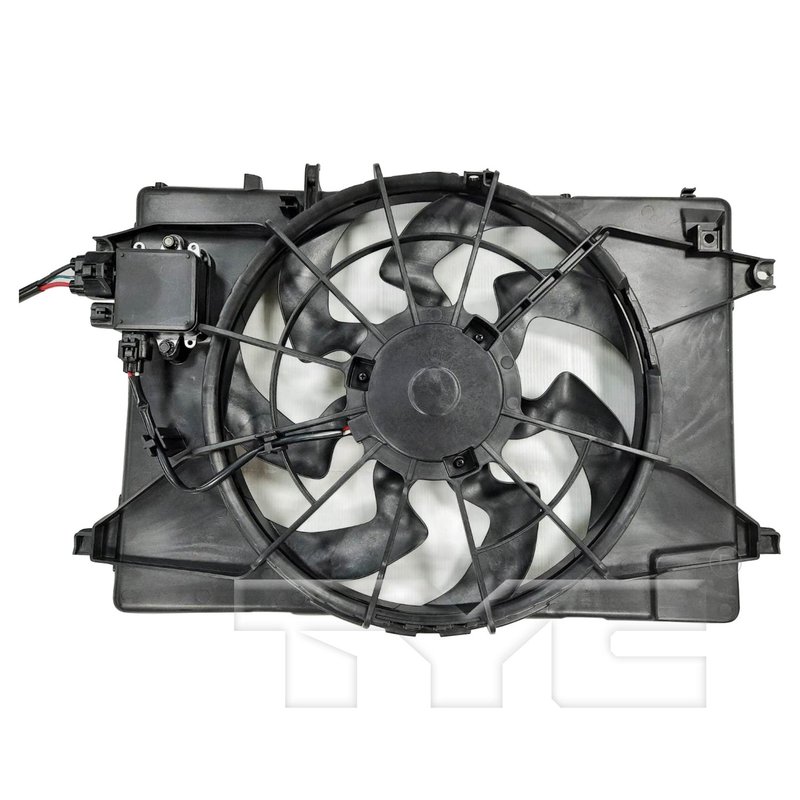 TYC 624770 Dual Radiator and Condenser Fan Assembly