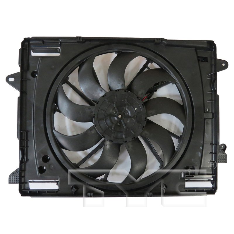 TYC 624780 Dual Radiator and Condenser Fan Assembly