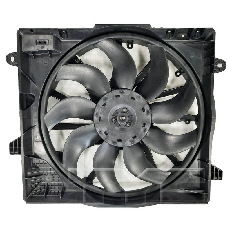 TYC 624860 Dual Radiator and Condenser Fan Assembly