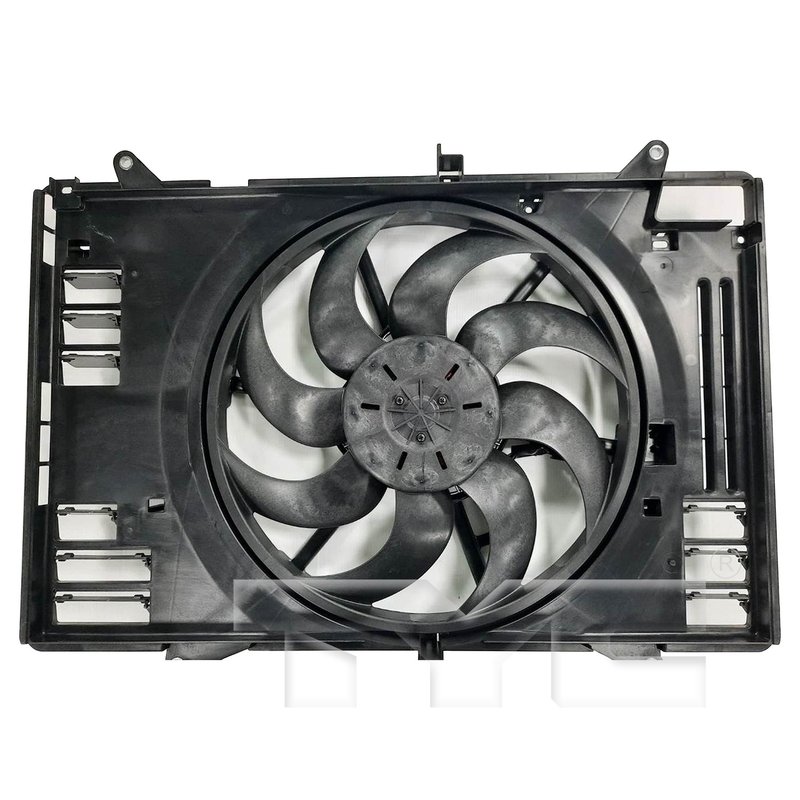 TYC 624870 Dual Radiator and Condenser Fan Assembly
