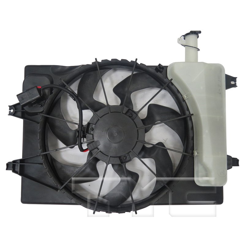 TYC 624910 Dual Radiator and Condenser Fan Assembly