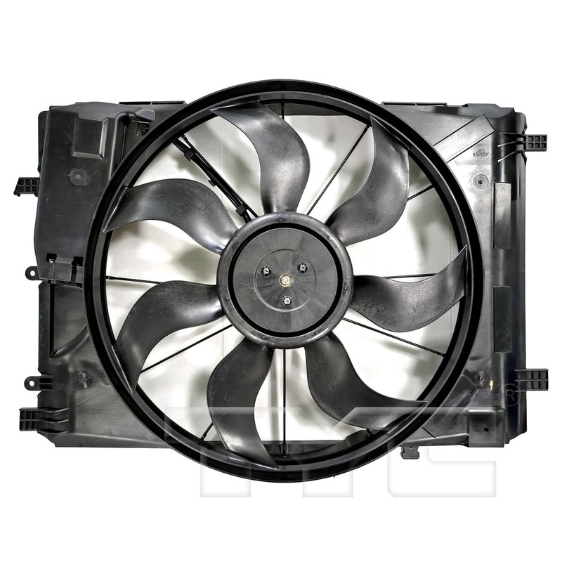 TYC 624930 Dual Radiator and Condenser Fan Assembly