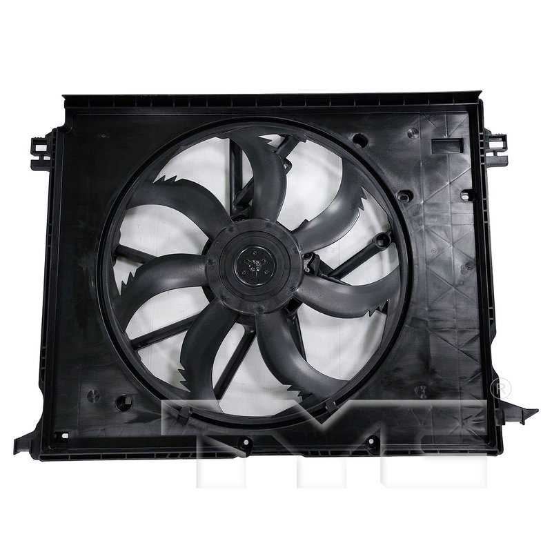 TYC 625010 Dual Radiator and Condenser Fan Assembly