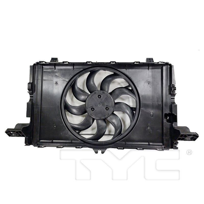 TYC 625310 Dual Radiator and Condenser Fan Assembly