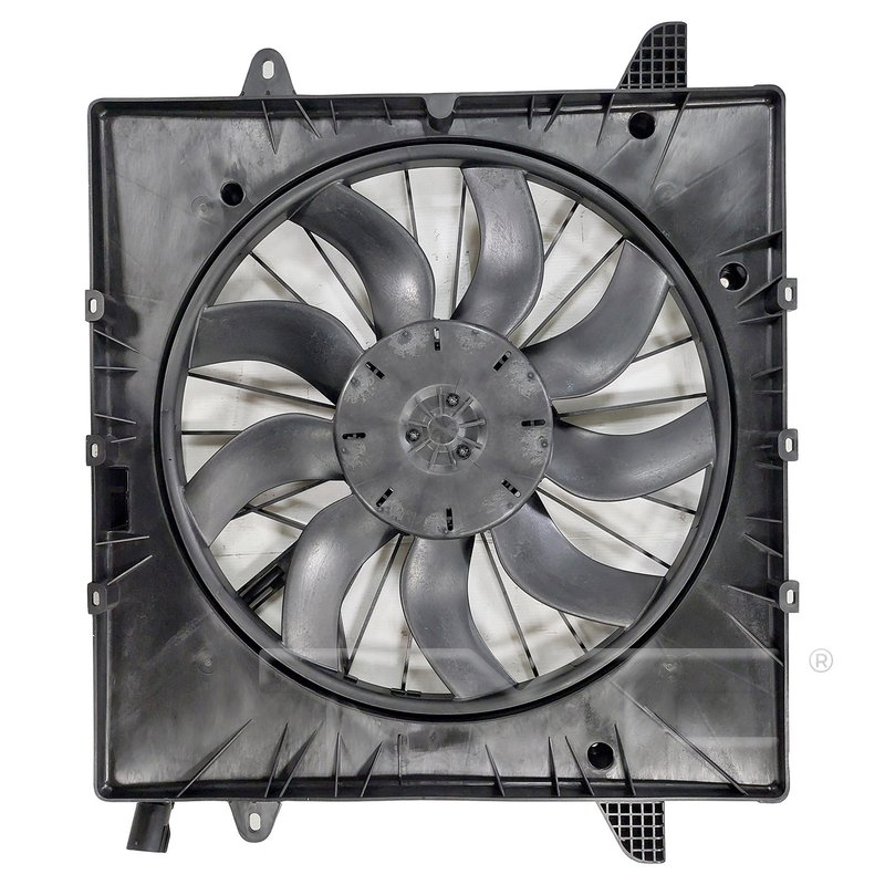 TYC 625330 Dual Radiator and Condenser Fan Assembly