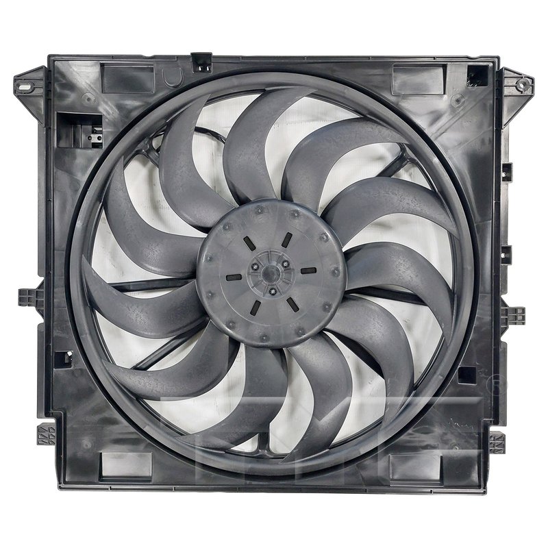 TYC 625350 Dual Radiator and Condenser Fan Assembly