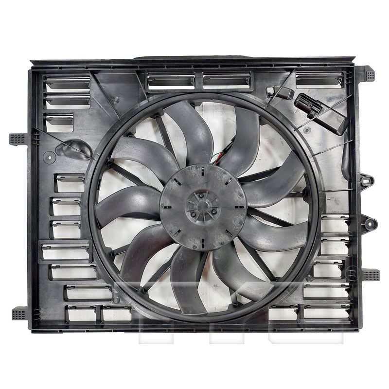 TYC 625370 Dual Radiator and Condenser Fan Assembly