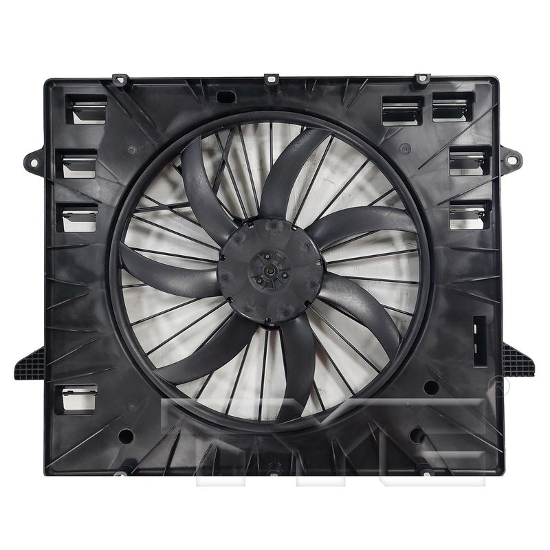 TYC 625380 Dual Radiator and Condenser Fan Assembly