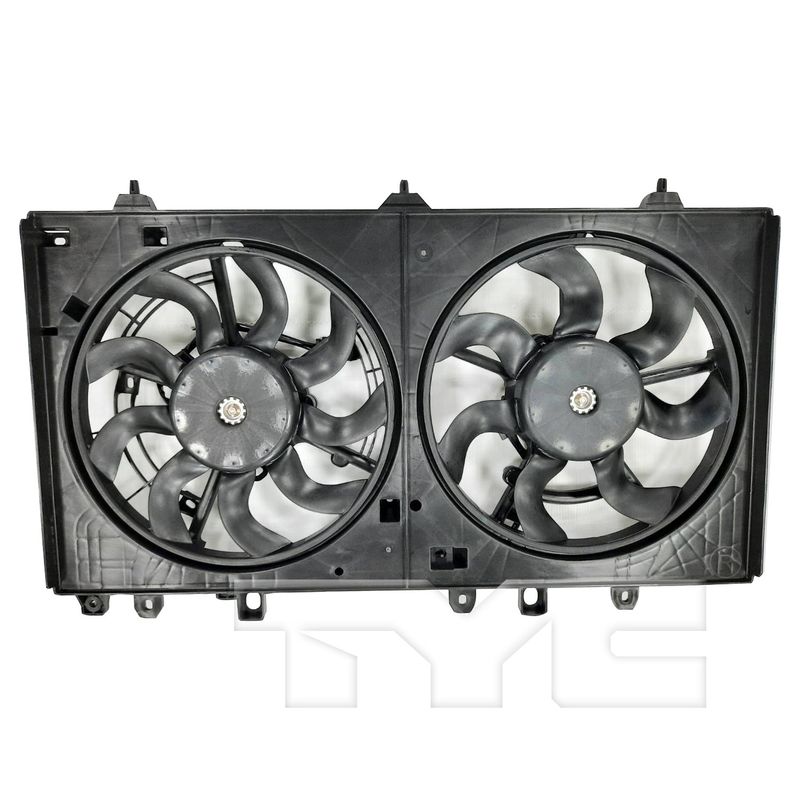 TYC 625390 Dual Radiator and Condenser Fan Assembly