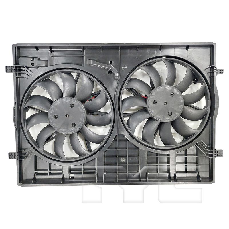 TYC 625400 Dual Radiator and Condenser Fan Assembly