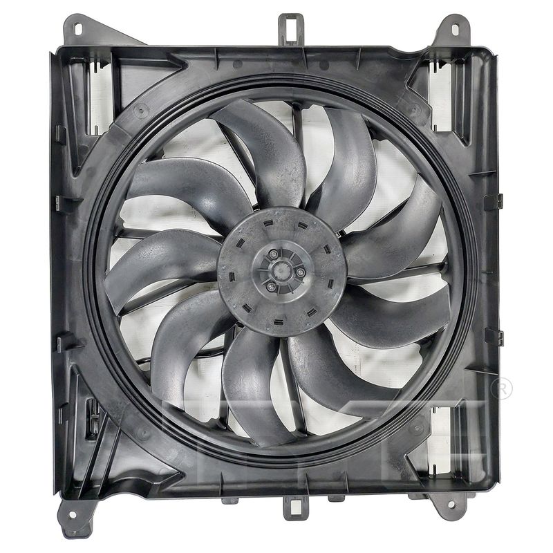 TYC 625410 Dual Radiator and Condenser Fan Assembly