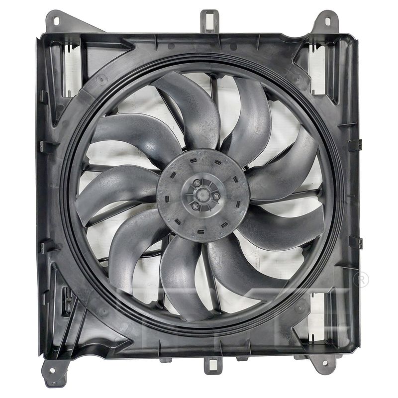 TYC 625430 Dual Radiator and Condenser Fan Assembly