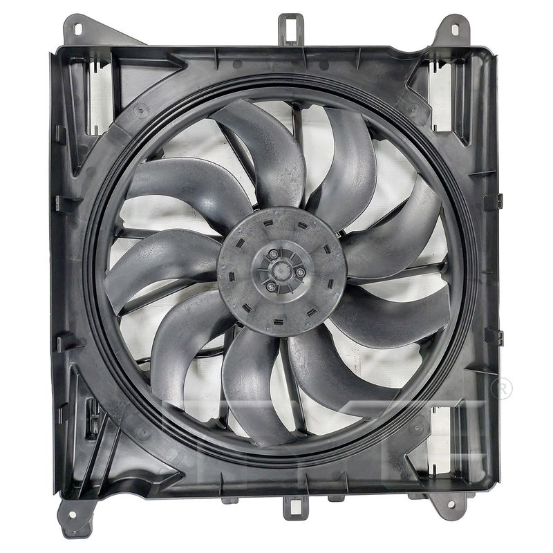 TYC 625440 Dual Radiator and Condenser Fan Assembly