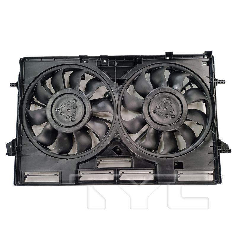TYC 625520 Dual Radiator and Condenser Fan Assembly
