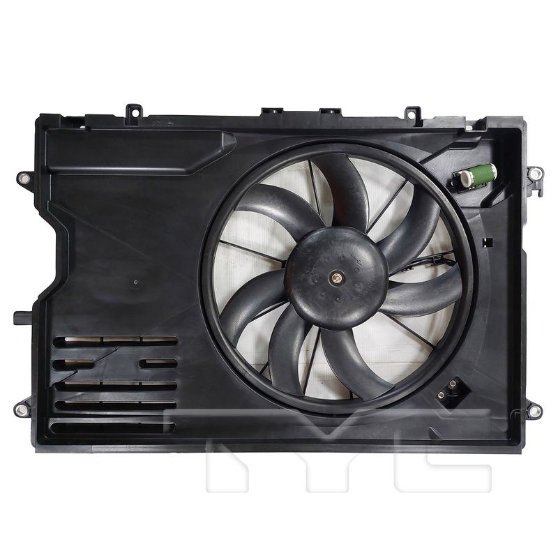 TYC 625600 Dual Radiator and Condenser Fan Assembly