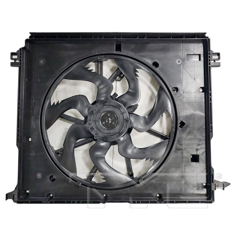 TYC 625620 Dual Radiator and Condenser Fan Assembly