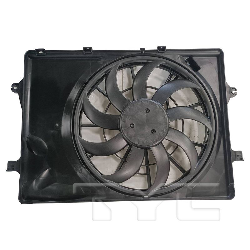 TYC 625630 Dual Radiator and Condenser Fan Assembly