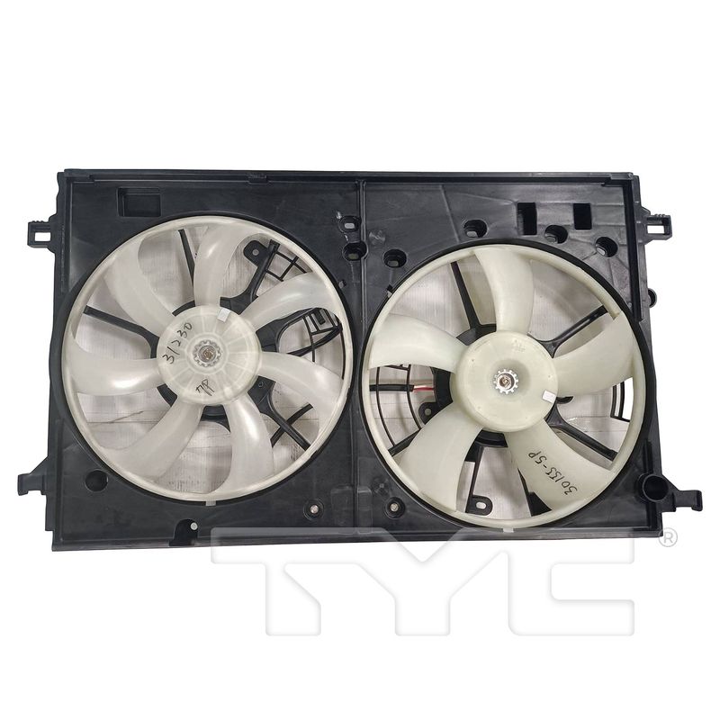 TYC 625650 Dual Radiator and Condenser Fan Assembly