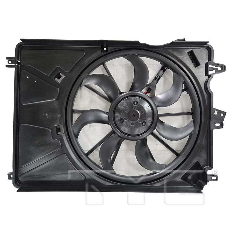 TYC 625720 Dual Radiator and Condenser Fan Assembly