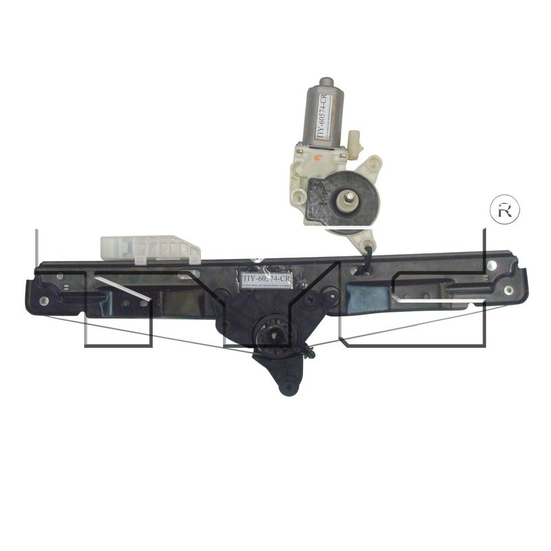 TYC 660473 Window Motor and Regulator Assembly - Rear Right