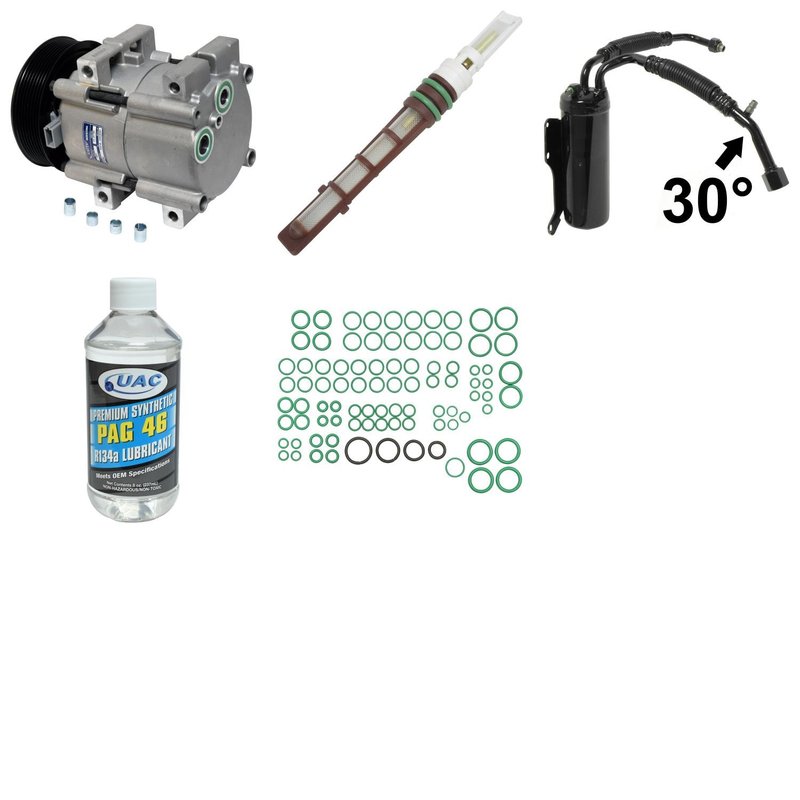 Universal Air KT4124 A/C Compressor and Component Kit - Front