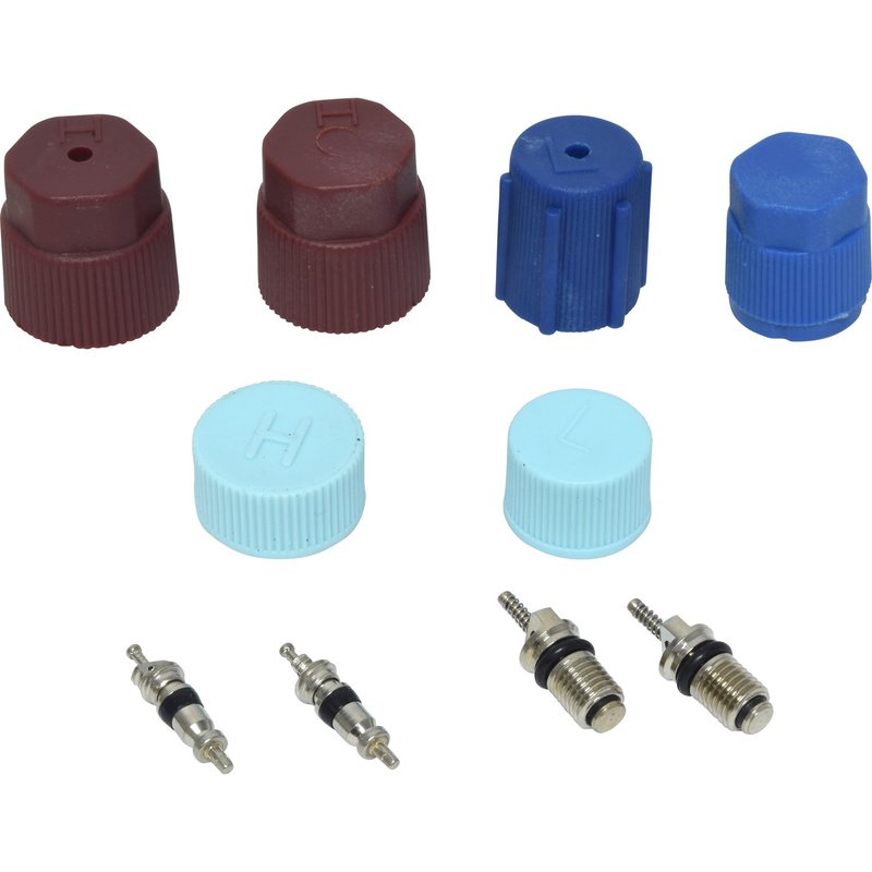 Universal Air VC2909C A/C System Valve Core and Cap Kit
