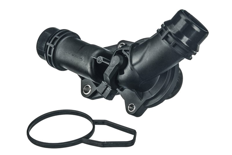 URO 11537509227PRM Engine Coolant Thermostat / Water Inlet Assembly