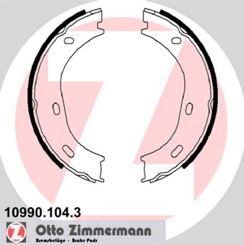 Zimmermann 10990.104.3 Parking Brake Shoe - Rear