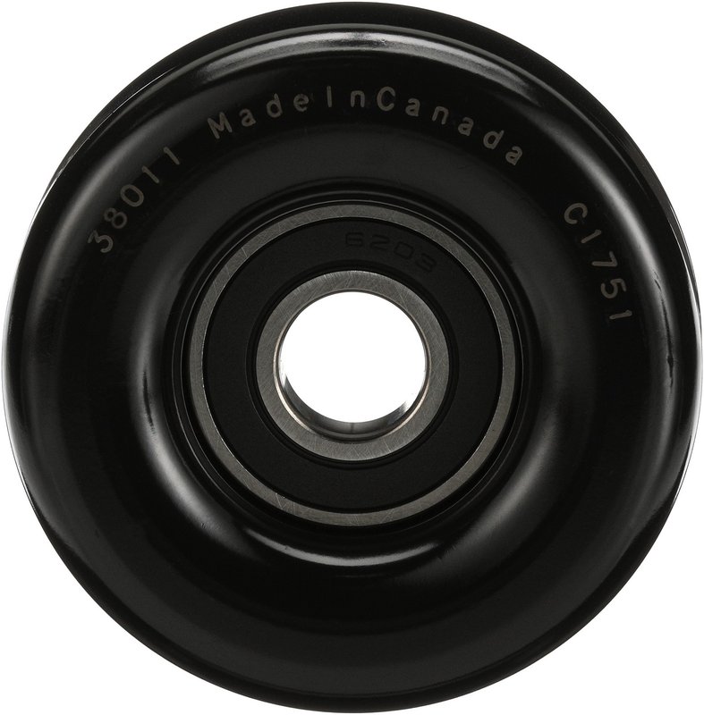 Gates 38011 Accessory Drive Belt Idler Pulley - Alternator and Air Conditioning or Power Steering