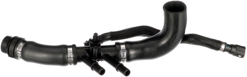 Gates 51648 Radiator Coolant Hose - Lower - Connector To Engine or Lower - Radiator To Connector