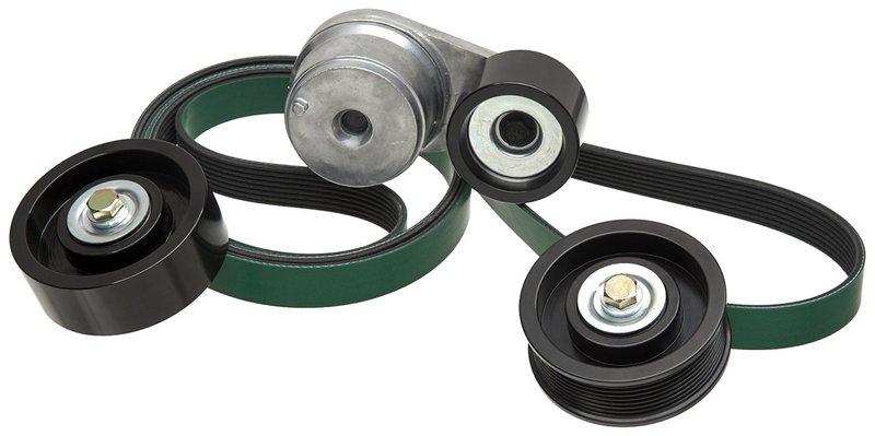 Gates 90K-38510HD Serpentine Belt Drive Component Kit - Water Pump or  Fan and Alternator