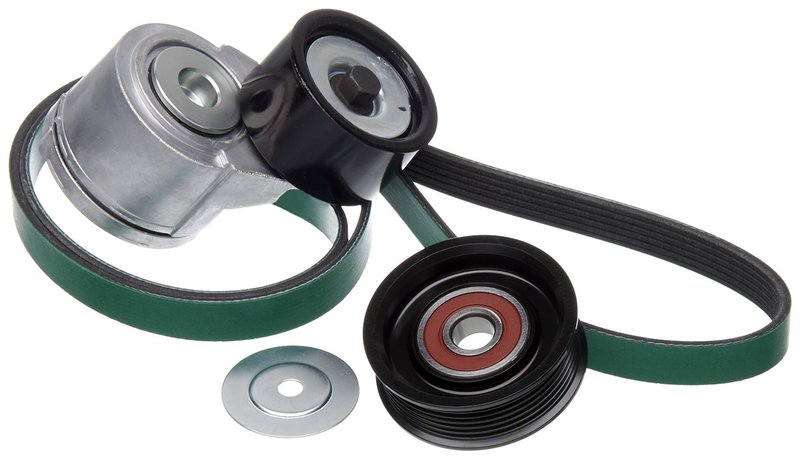 Gates 90K-38610HDD Serpentine Belt Drive Component Kit - Air Conditioning, Alternator and Air Conditioning or Fan and Alternator