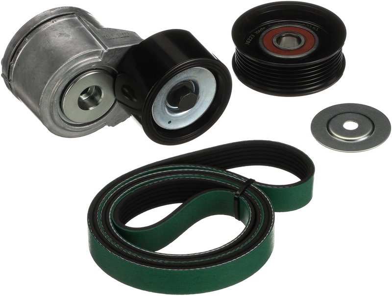 Gates 90K-38610HDE Serpentine Belt Drive Component Kit - Air Conditioning