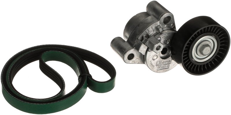 Gates 90K-39456 Serpentine Belt Drive Component Kit - Air Conditioning and Power Steering or Alternator and Air Conditioning